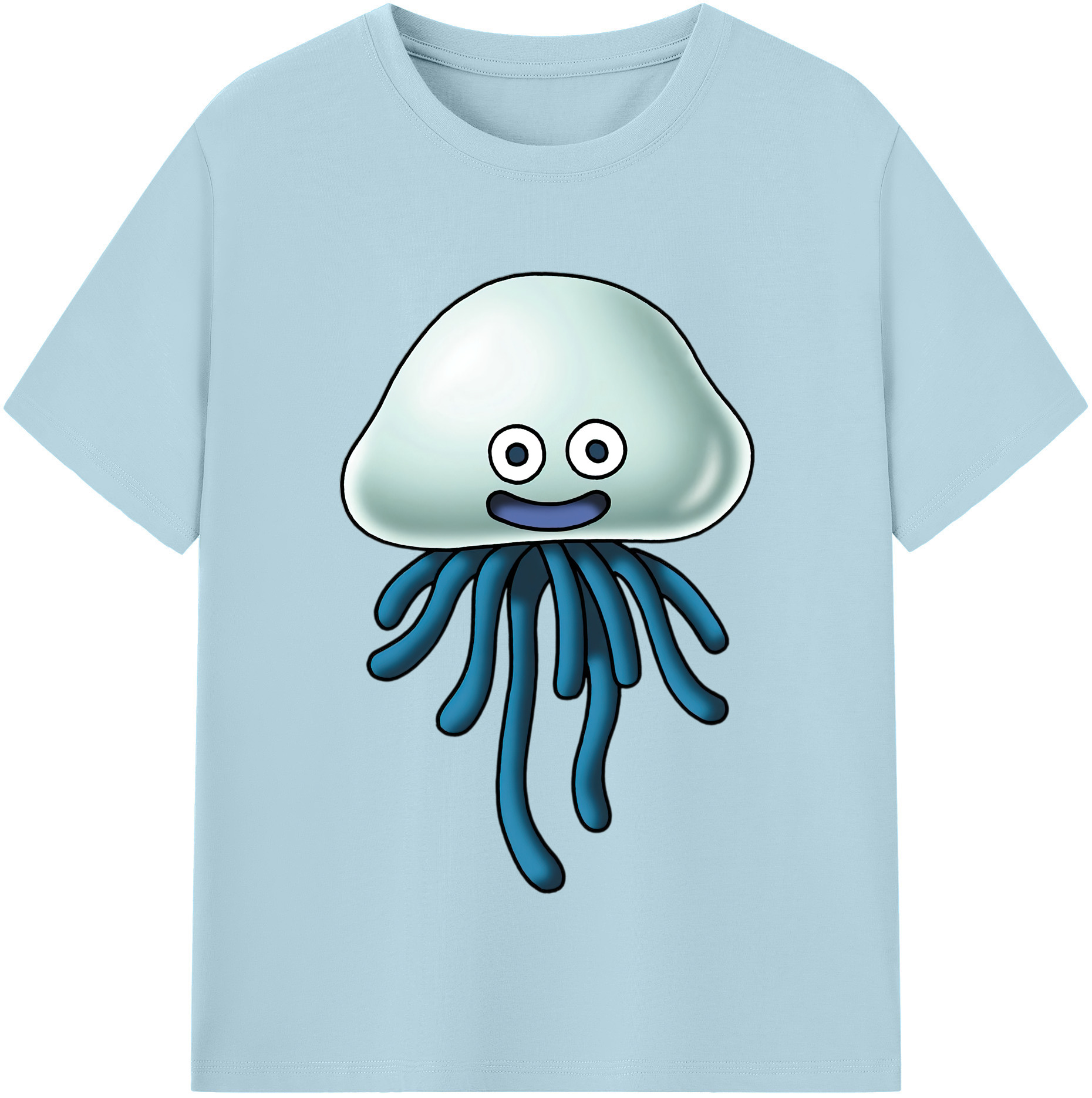 （画像用） ドラゴンクエスト Doragon Kuesuto Dragon Quest 綿100％半袖Tシャツ（フロントプリント）